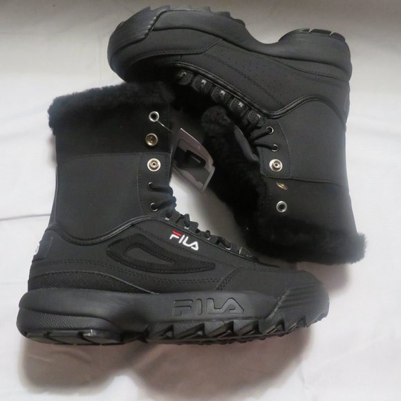 high top filas boots